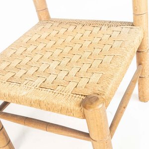 Silla Infantil de Madera con Asiento de Cardo - imagen 2