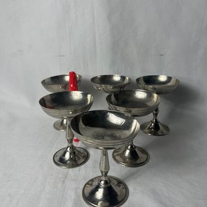 Juego de 6 Copas de Platina Estilo Vintage - imagen 3