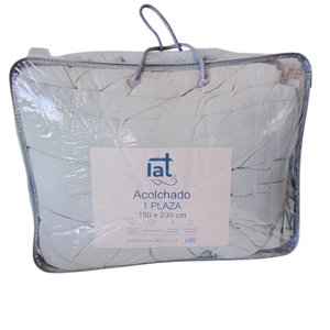 Lote siguiente: Acolchado de 1 Plaza LAT 150x230 cm Color Crudo