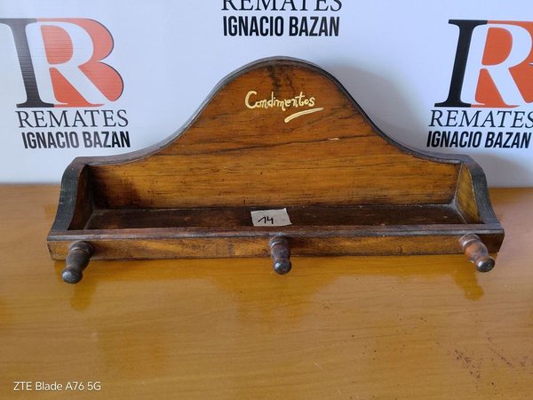 Porta condimentos en madera sano para cocina - imagen 1