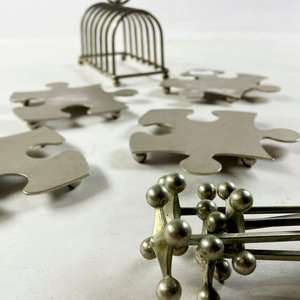 Set de 10 Piezas: Porta Tostadas, Posafuentes Puzzle y Posa Cubiertos - imagen 4