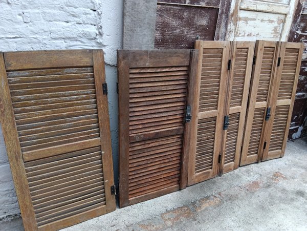 Ventanas de madera antiguas para decoración - imagen 4