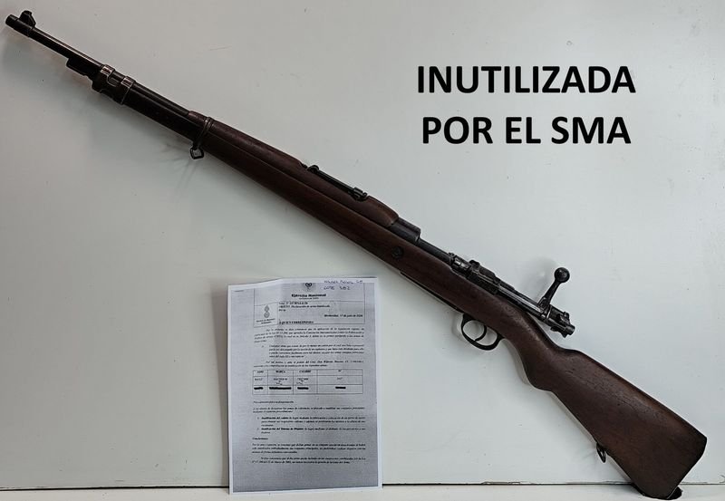 Fusil Mauser Modelo 58 Calibre 30-06 Belga Desactivado con Certificado SMA