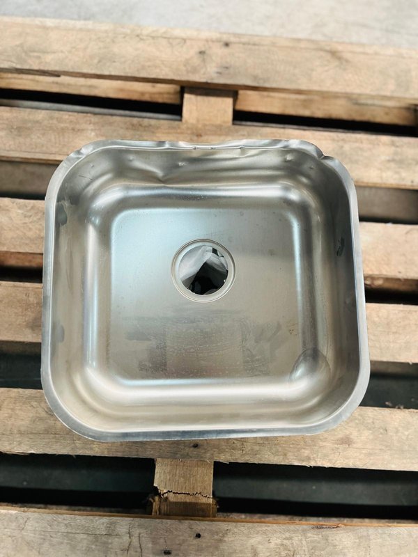 Lote de 10 Bachas de Acero Inoxidable con Detalles - imagen 1