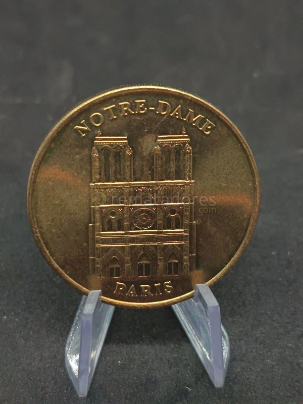 Medalla Conmemorativa Monnaie de Paris Notre Dame y Sainte-Chapelle Millennium 2000 - imagen 1