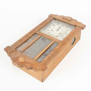 Reloj de Pared de Madera con Péndulo y Llave - imagen 1