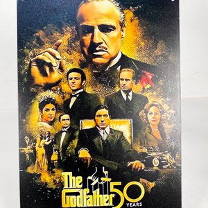 Chapa Decorativa "El Padrino 50 Años" 20x30 cm - imagen 3