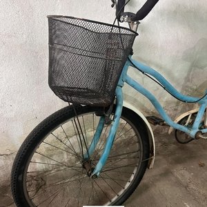 Bicicleta de Paseo para Dama Celeste con Canasto - imagen 3