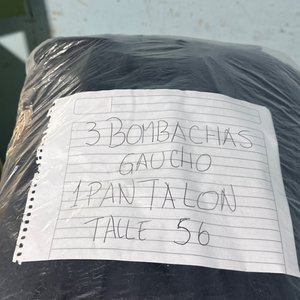 Lote anterior: Bombachas Gauchas y Pantalón Talle 56