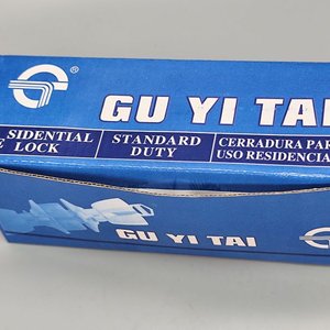 Cerradura de pomo dorada GU YI TAI con llavín y pestillo - imagen 6