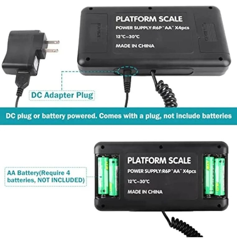 Balanza de plataforma portátil hasta 200kg - Equipo de pesaje - imagen 4