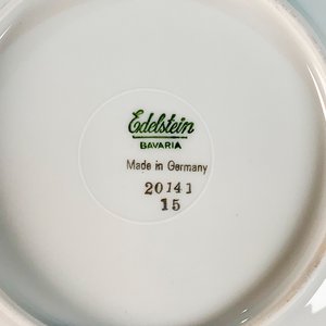 Doce Platos de Porcelana Bavaria Edelstein para Postre - imagen 3
