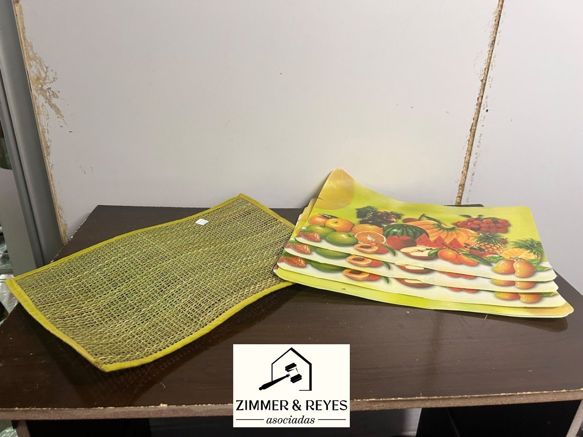 Set de Individuales con Diseño Frutal