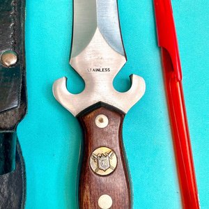 Cuchillo Daga de Bota "Combat Knife" Vintage Réplica clásica de época inspirada en el icónico diseño Western W77. - imagen 5