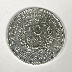 Lote siguiente: Moneda de Plata "El Gaucho" - 10 Pesos Uruguayos 1961