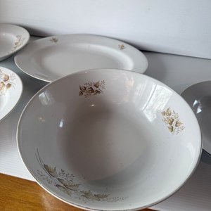 Juego de Vajilla Olmos Incompleto: 6 Platos Llanos, 3 Hondos, 1 Fuente y 1 Ensaladera - imagen 6