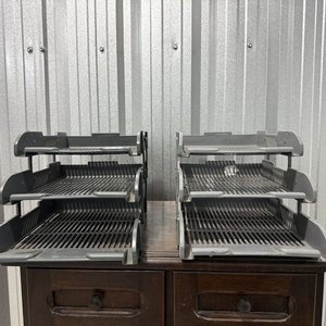Bandejas Organizadoras Apilables de Plástico Gris - imagen 5