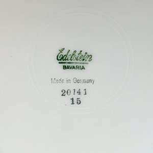 Lote de 24 Platos de Porcelana Bavaria Eddelstein Blancos con Hojas y Espigas - imagen 4