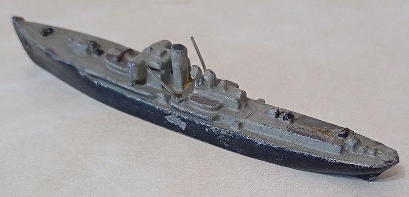 Barco de Guerra a escala de Plomo ALEMÁN. Colección - imagen 4
