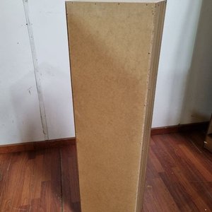 Estante Auxiliar Moderno 4 Divisiones Simil Madera Clara - imagen 3
