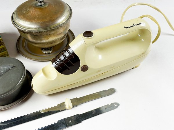 Lote de accesorios para la cocina en bronce y metal - imagen 4