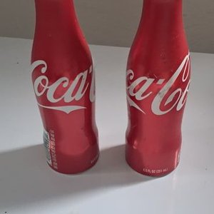 Dos Botellas de Aluminio Coca-Cola - imagen 1