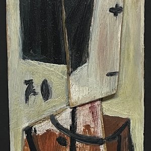 Lote siguiente: Obra "Mujer de Perfil" de Alceu Ribeiro - Madera y Óleo Superpuesto