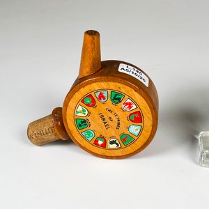Tapón Musical de Madera "Las 12 Tribus de Israel" y Caja de Cristal Decorativa - imagen 4