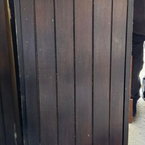3 postigos madera maciza, 1 con marco - imagen 4