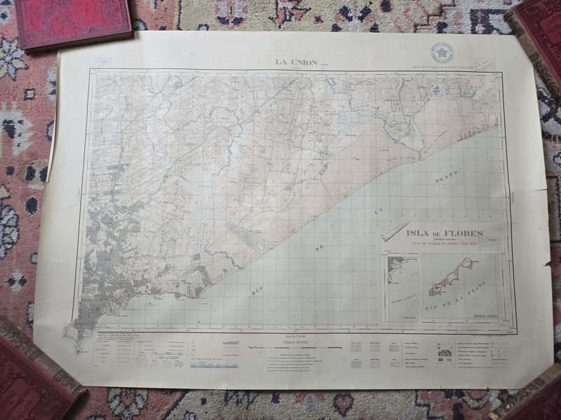 Mapa La Unión Pando del Instituto Geográfico de Uruguay