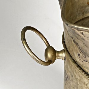 Champagnera Antigua de Metal con Asas y Borlas Decorativas - imagen 3
