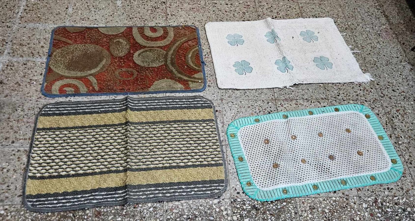 Set de 4 Alfombras para Baño y Hogar