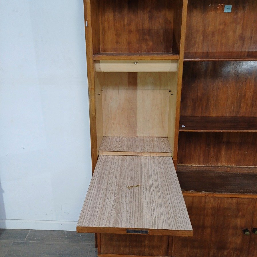 Biblioteca en madera maciza para almacenamiento y decoración - imagen 4