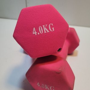Par de Mancuernas Rosadas de 4kg - imagen 4