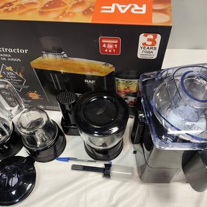 Multiprocesadora y Extractor de Jugos RAF 4 en 1, 700W, Nueva en Caja - imagen 6