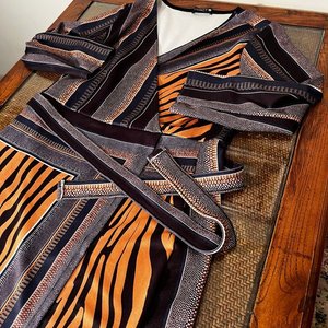 Lote anterior: Vestido Rayado Animal Print Manga Tres Cuartos Talle L
