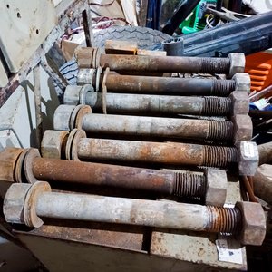 Lote de 7 Espárragos Grandes Metálicos - imagen 3