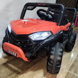 Auto Eléctrico Infantil Arenero 4x4 Recargable Rojo con Control y Cargador - imagen 4