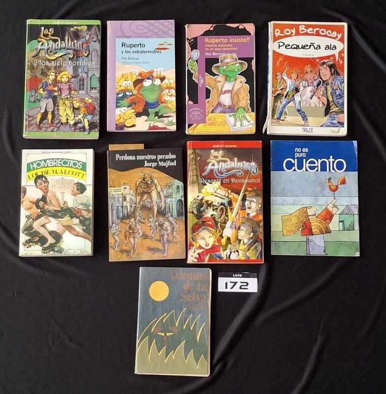 Lote de Libros Infantiles, Juveniles y Narrativa Uruguaya