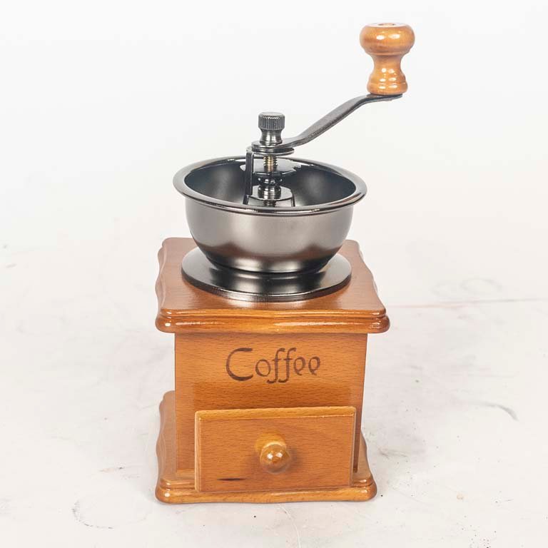 Molinillo de Café Manual de Madera y Metal Estilo Moderno