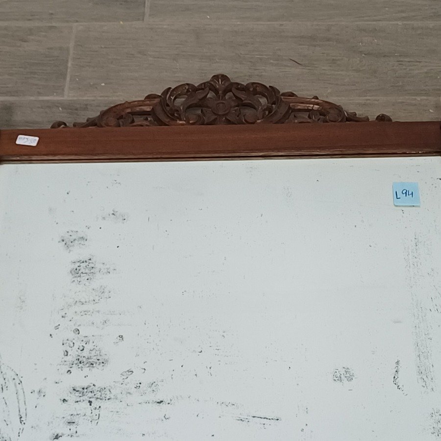 Espejo tallado de madera maciza para decorar - imagen 5