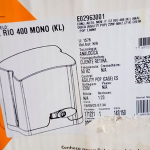 Motor Corredizo PPA DZ Rio 400 Mono (KL) 1/4 HP Nuevo con 2 Controles - imagen 3