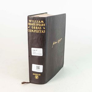 Lote siguiente: Obras Completas de William Shakespeare - Edición Aguilar 1961 Tapa de Cuero