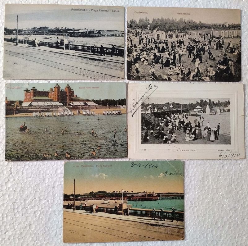 Lote anterior: Lotes de postales antiguas de Playa Ramirez, Montevideo