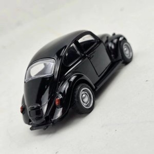 Auto a Escala Metálico Negro Volkswagen Escarabajo - imagen 3