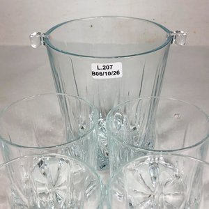 Juego de Cristalería para Whisky: Hielera y Seis Vasos Hialinos - imagen 4