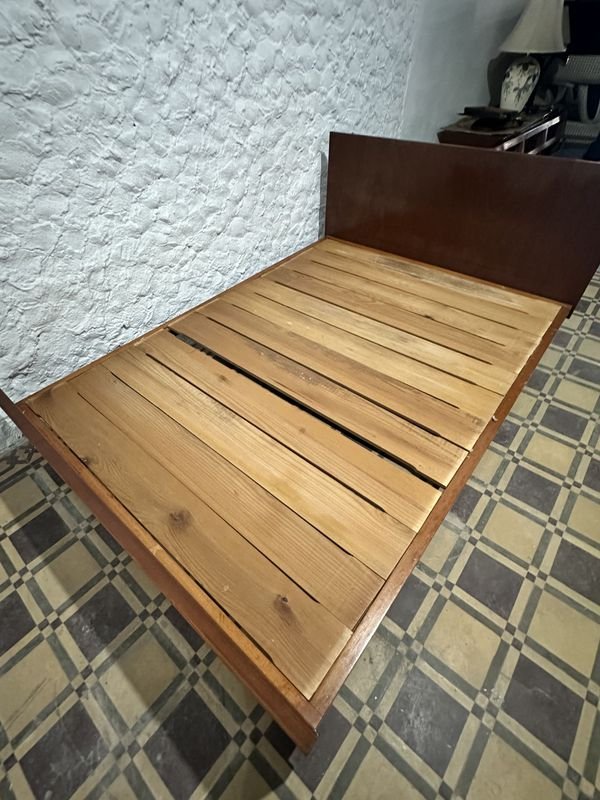 Cama Dos Plazas Estilo Americano - Muebles Antiguos - imagen 15