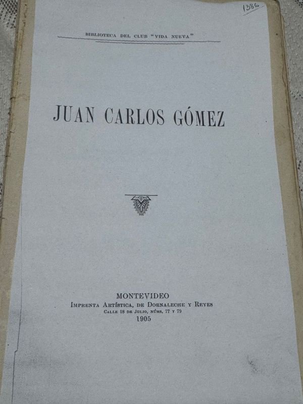 Lote anterior: Juan Carlos Gomez. Obra de Arte en Papel