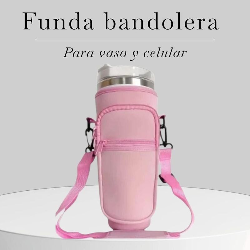 Bandolera porta Vaso con cierre - Accesorios para Vehículos