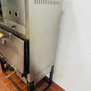 Horno a Gas Multifunción Acero Inoxidable con Piso Refractario, Plancha y Fritador - imagen 7